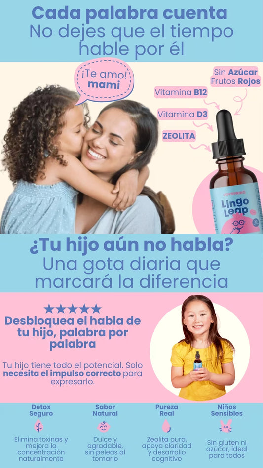 MÁS PALABRAS, MÁS SONRISAS, MEJOR DESARROLLO -LINGOLEAP ORIGINAL-