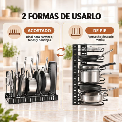 PotRack® – Organizador de Ollas y Sartenes